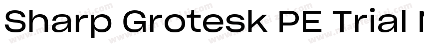 Sharp Grotesk PE Trial Medium 23字体转换